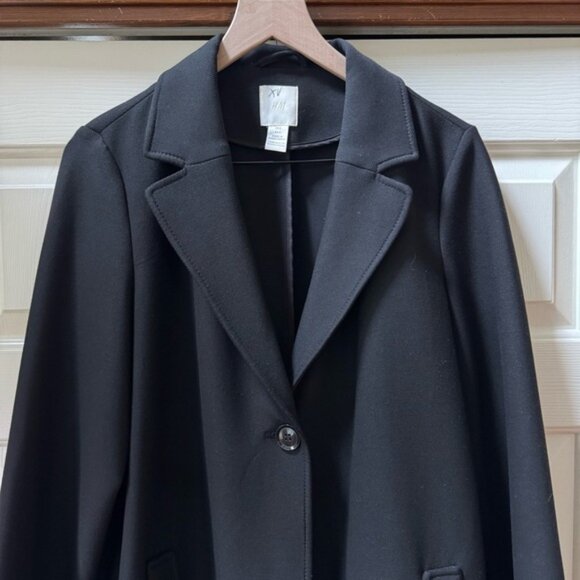H&M Straight Cut Oversized Long Coat Women’s size Small - Picture 3 of 13